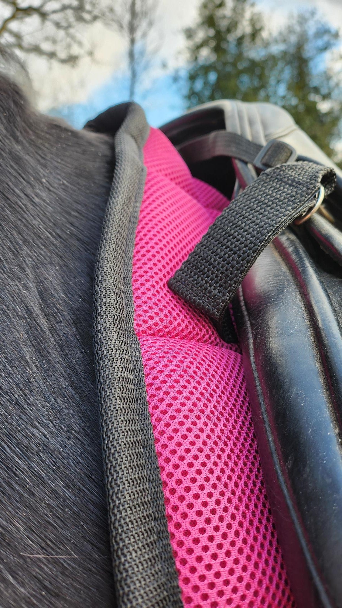 Air Flow Luxury Saddle Pad - Pink