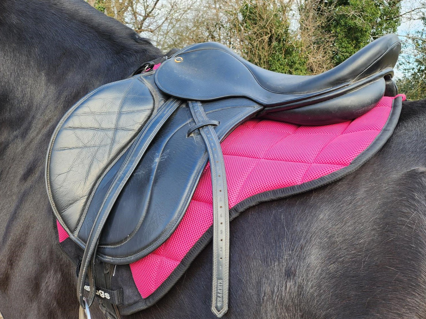 Air Flow Luxury Saddle Pad - Pink